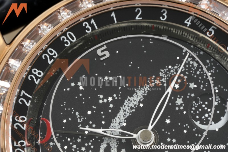 Patek Philippe - Grand Complications 6104R 44mm Celestial Black RG/LE Dia/Num MY9015 Mod