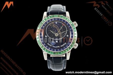 Patek Philippe - Grand Complications 6104 44mm SS/LE Emerald Celestial Blue 3KF A240