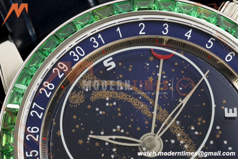 Patek Philippe - Grand Complications 6104 44mm SS/LE Emerald Celestial Blue 3KF A240