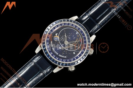 Patek Philippe - Grand Complications 6104 44mm SS/LE Blue Sapphire Celestial Blue 3KF A240