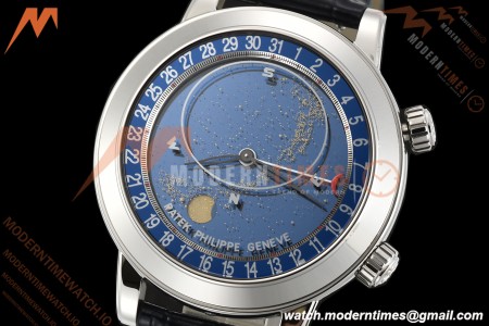 Patek Philippe - Grand Complications 6102P 44mm Celestial Blue SS/LE PPF Cal.240 Mod