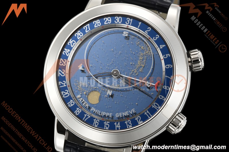 Patek Philippe - Grand Complications 6102P 44mm Celestial Blue SS/LE PPF Cal.240 Mod