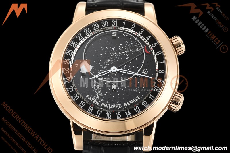 Patek Philippe - Grand Complications 6102R 44mm Celestial Black RG/LE PPF Cal.240 Mod