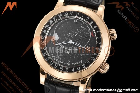 Patek Philippe - Grand Complications 6102R 44mm Celestial Black RG/LE PPF Cal.240 Mod