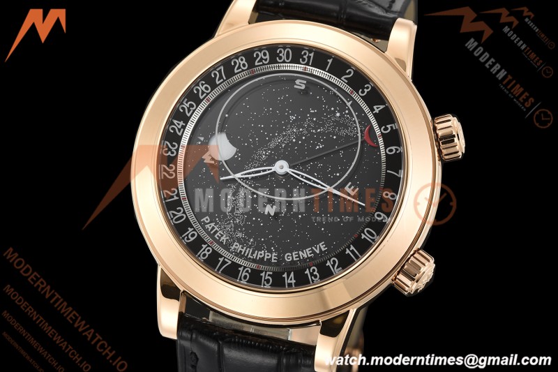 Patek Philippe - Grand Complications 6102R 44mm Celestial Black RG/LE PPF Cal.240 Mod