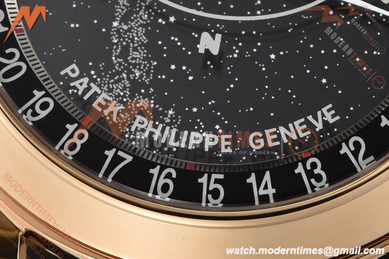 Patek Philippe - Grand Complications 6102R 44mm Celestial Black RG/LE PPF Cal.240 Mod