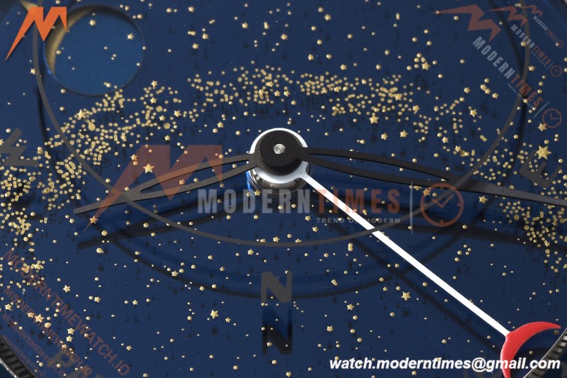 Patek Philippe - Grand Complications 6104G 44mm Crystal SS/LE Celestial Blue Dial PPF A240