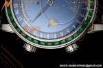 Patek Philippe - Grand Complications 6104 44mm Green Dia SS/LE Celestial Blue Dial PPF A240