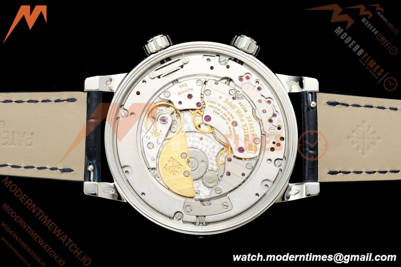 Patek Philippe - Grand Complications 6104 44mm Green Dia SS/LE Celestial Blue Dial PPF A240