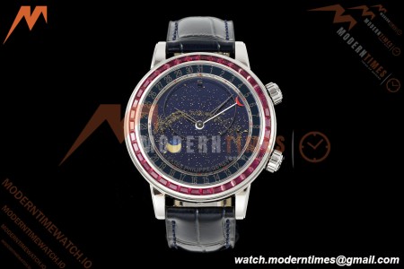 Patek Philippe - Grand Complications 6104 44mm Red Dia SS/LE Celestial Blue Dial PPF A240