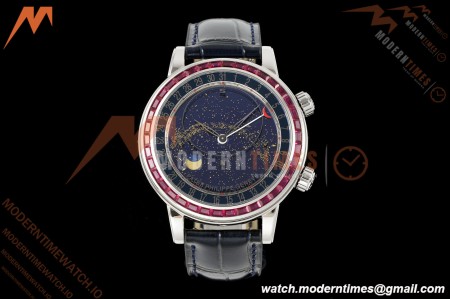 Patek Philippe - Grand Complications 6104 44mm Red Dia SS/LE Celestial Blue Dial PPF A240