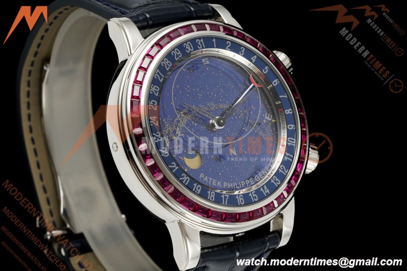 Patek Philippe - Grand Complications 6104 44mm Red Dia SS/LE Celestial Blue Dial PPF A240