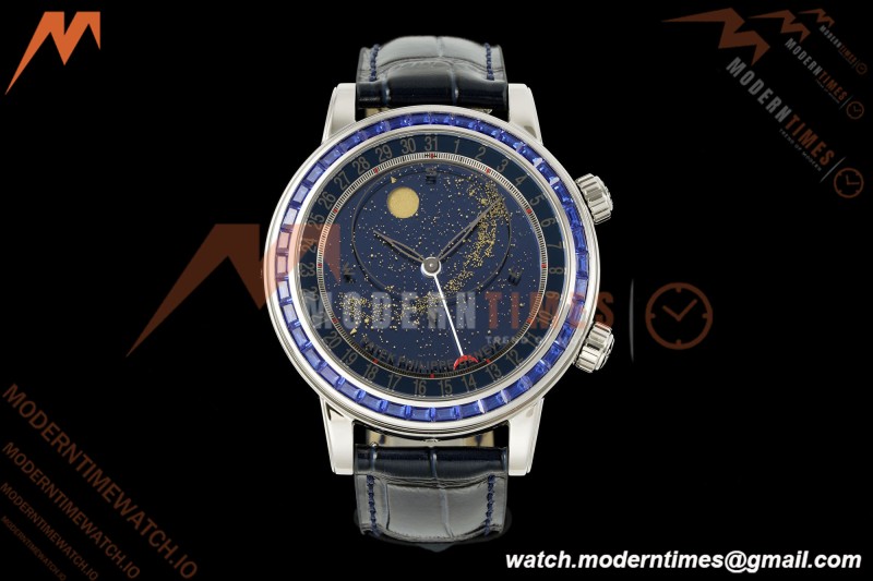 Patek Philippe - Grand Complications 6104 44mm Blue Dia SS/LE Celestial Blue Dial PPF A240