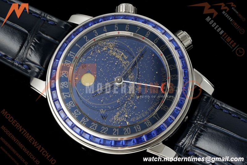 Patek Philippe - Grand Complications 6104 44mm Blue Dia SS/LE Celestial Blue Dial PPF A240