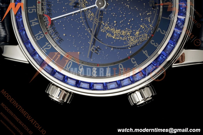 Patek Philippe - Grand Complications 6104 44mm Blue Dia SS/LE Celestial Blue Dial PPF A240