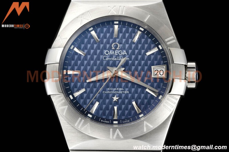 Omega - Constellation Co-Axial 38mm SS/SS Blue VSF A8500