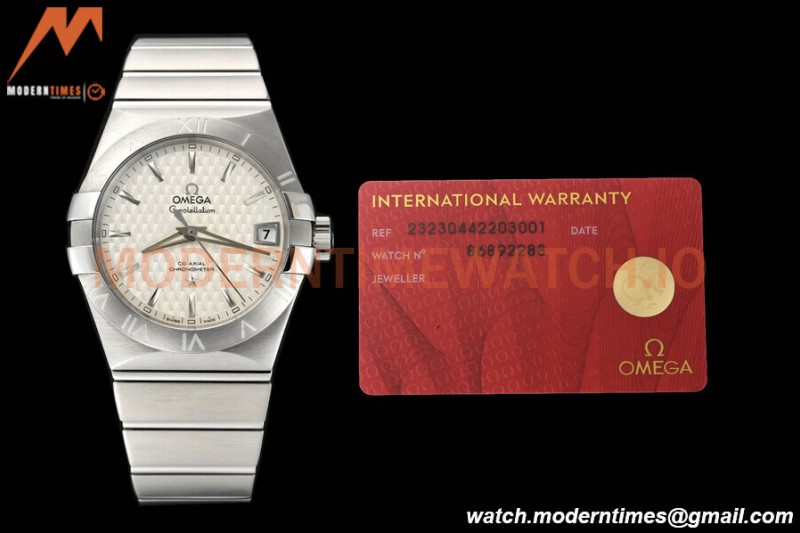 Omega - Constellation Co-Axial 38mm SS/SS Silver VSF A8500