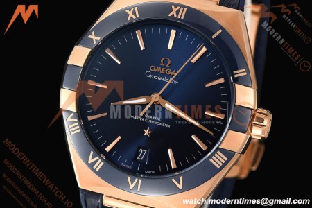 Omega - Constellation Co-Axial 41mm Ceramic RG/LE Blue VSF A8901