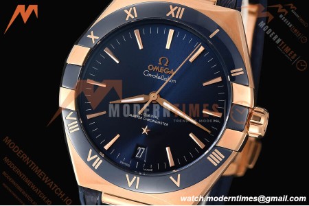 Omega - Constellation Co-Axial 41mm Ceramic RG/LE Blue VSF A8901