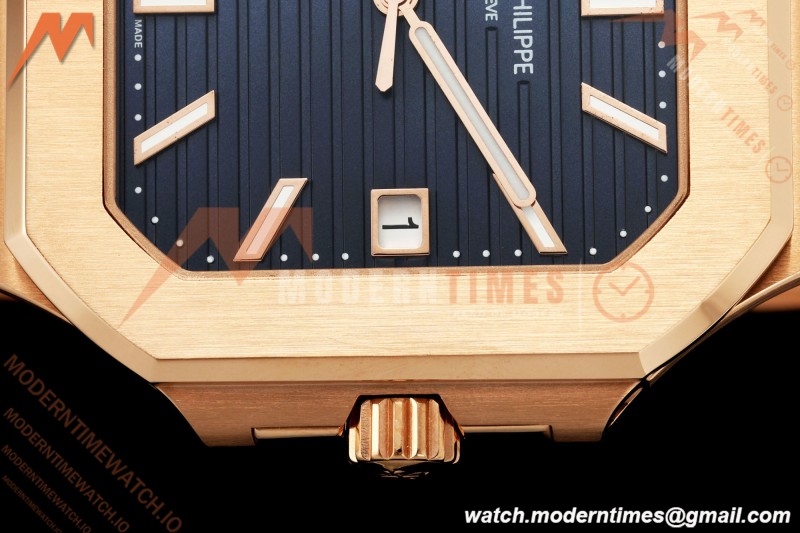 Patek Philippe - Cubitus 5821 45mm RG/RG Dark Blue Stick Dial GRF A330