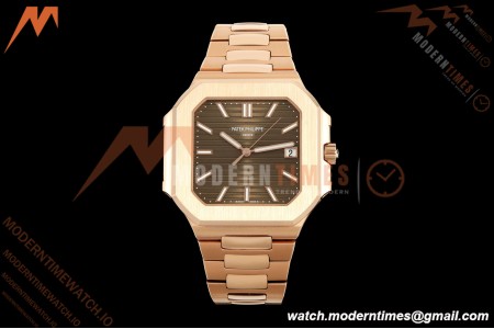 Patek Philippe - Cubitus 5821 45mm RG/RG Brown Stick Dial GRF A330