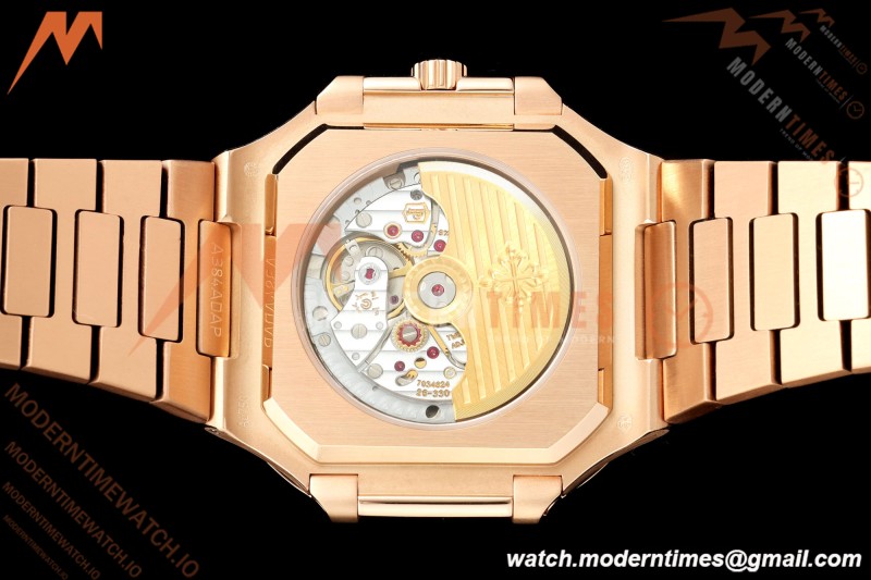 Patek Philippe - Cubitus 5821 45mm RG/RG Brown Stick Dial GRF A330