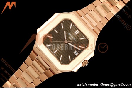 Patek Philippe - Cubitus 5821 45mm RG/RG Brown Stick Dial GRF A330