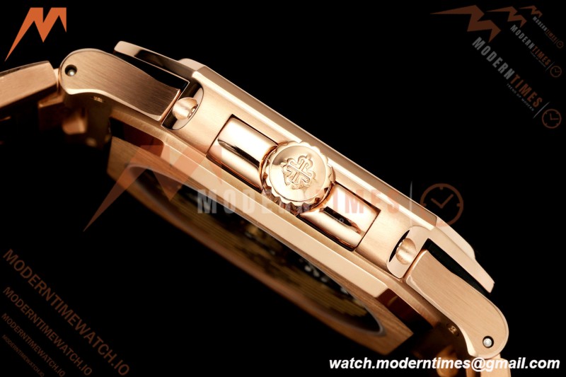 Patek Philippe - Cubitus 5821 45mm RG/RG Brown Stick Dial GRF A330
