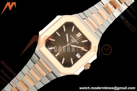 Patek Philippe - Cubitus 5821 45mm RG/SS Brown Stick Dial GRF A330