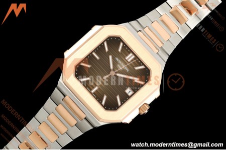 Patek Philippe - Cubitus 5821 45mm RG/SS Brown Stick Dial GRF A330