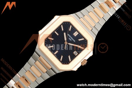 Patek Philippe - Cubitus 5821 45mm RG/SS Dark Blue Stick Dial GRF A330
