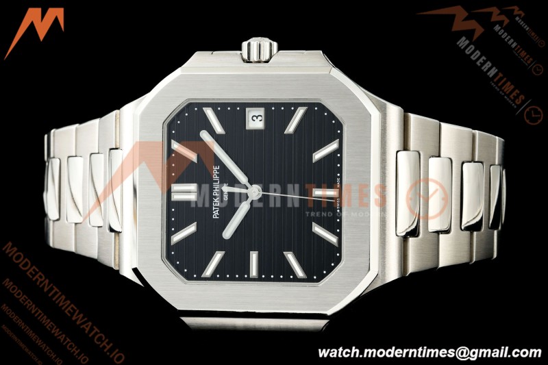 Patek Philippe - Cubitus 5821 45mm SS/SS Black Stick Dial GRF A330