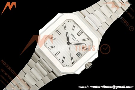 Patek Philippe - Cubitus 5821 45mm SS/SS White Stick Dial GRF A330