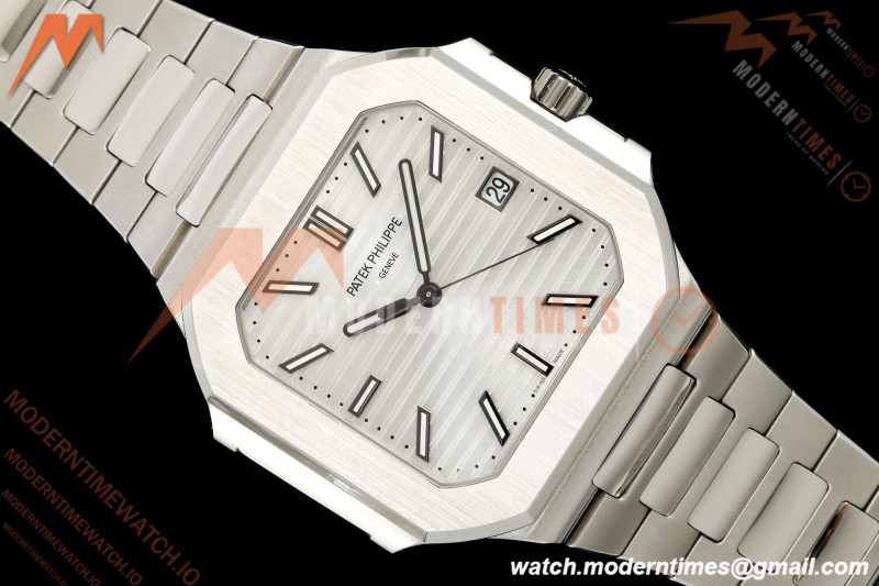 Patek Philippe - Cubitus 5821 45mm SS/SS White Stick Dial GRF A330