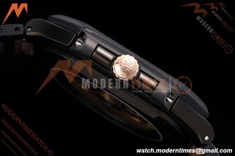Patek Philippe - Cubitus 7128 40mm Black Carbon/RG Black Dial DIWF A324 | 파텍 필립 - 큐비투스 7128 40mm 블랙 카본/RG 블랙 다이얼 DIWF A324