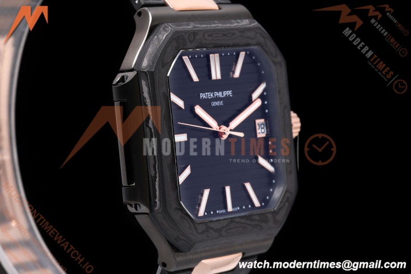 Patek Philippe - Cubitus 7128 40mm Black Carbon/RG Black Dial DIWF A324 | 파텍 필립 - 큐비투스 7128 40mm 블랙 카본/RG 블랙 다이얼 DIWF A324