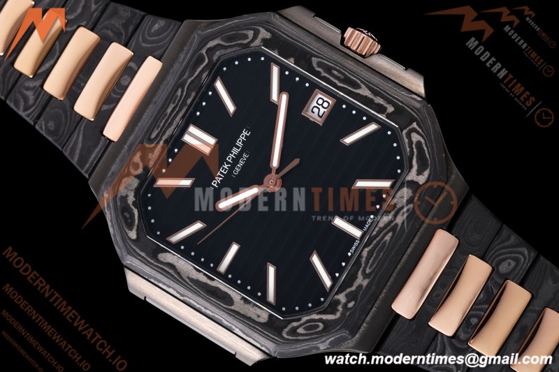 Patek Philippe - Cubitus 7128 40mm Black Carbon/RG Black Dial DIWF A324 | 파텍 필립 - 큐비투스 7128 40mm 블랙 카본/RG 블랙 다이얼 DIWF A324
