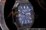 Patek Philippe - Cubitus 7128 40mm Black Carbon Blue Dial DIWF A324