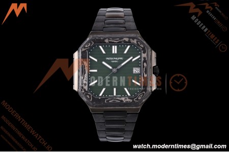 Patek Philippe - Cubitus 7128 40mm Black Carbon Green Dial DIWF A324 | 파텍 필립 - 큐비투스 7128 40mm 블랙 카본 그린 다이얼 DIWF A324