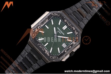 Patek Philippe - Cubitus 7128 40mm Black Carbon Green Dial DIWF A324 | 파텍 필립 - 큐비투스 7128 40mm 블랙 카본 그린 다이얼 DIWF A324