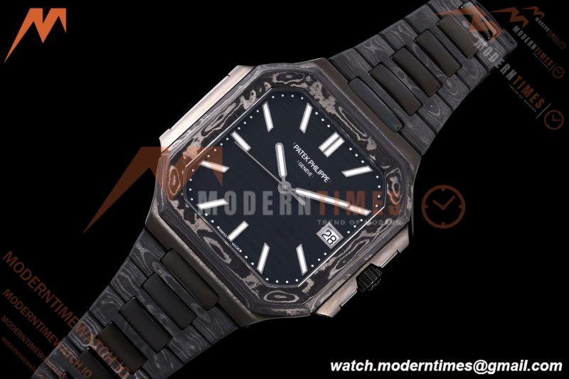 Patek Philippe - Cubitus 7128 40mm Black Carbon Black Dial DIWF A324