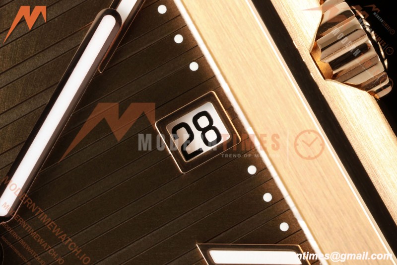 Patek Philippe - Cubitus 7128 40mm RG/RG Brown Stick Dial BBF DD330