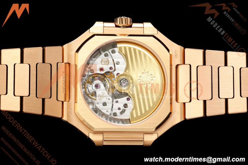 Patek Philippe - Cubitus 7128 40mm RG/RG Brown Stick Dial BBF DD330