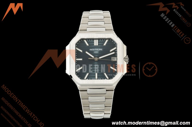 Patek Philippe - Cubitus 7128 40mm SS/SS Blue Stick Dial BBF DD330