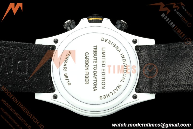 Rolex - Daytona 40mm DiW Ferrari Edition White Carbon Fiber FC/NY Red/Grn/Yelw White Italy Dial DIWF DD4801 | 롤렉스 - 데이토나 40mm DiW 페라리 에디션 화이트 카본 파이버 FC/NY 레드/그린/옐로우 화이트 이탈리아 다이얼 DIWF DD4801