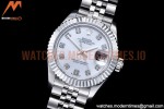 Rolex - DJ Ladies 28mm Jub Flt 904L SS/SS M-Wht/Dia GMF A2671