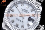 Rolex - DJ Ladies 28mm Jub Flt 904L SS/SS M-Wht/Dia GMF A2671