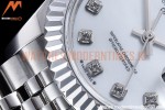 Rolex - DJ Ladies 28mm Jub Flt 904L SS/SS M-Wht/Dia GMF A2671