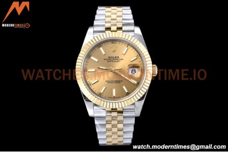 Rolex - Datejust 126333 41mm YG/SS Flt Jub RG EWF A3235