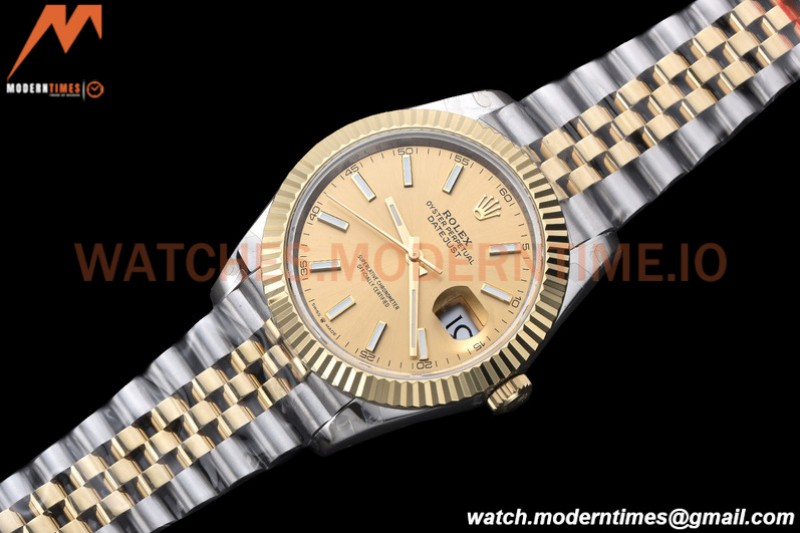 Rolex - Datejust 126333 41mm YG/SS Flt Jub RG EWF A3235